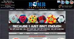 Desktop Screenshot of bombfootbags.com